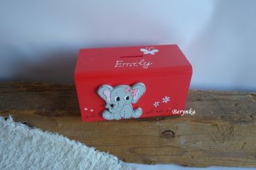 Dřevěná pokladnička