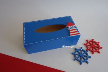 Krabička na kapesníky s majákem