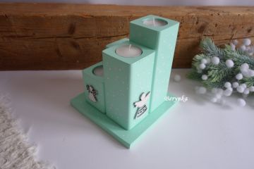 Adventní svícen stupňovitý