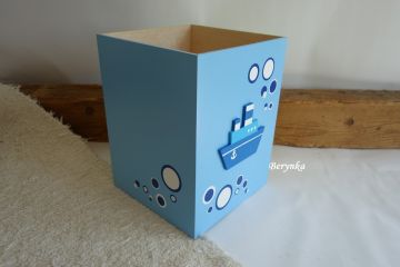 Odpadkový koš s parníkem