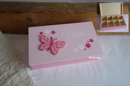 Šperkovnice s motýlkem