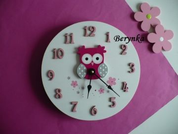 Hodiny se sovičkou - kulaté/čtvercové