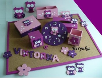 Hodiny se sovičkou - kulaté/čtvercové