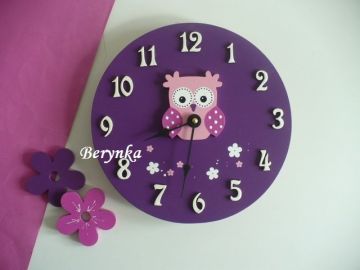 Hodiny se sovičkou - kulaté/čtvercové