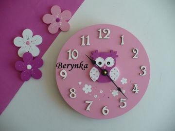 Hodiny se sovičkou - kulaté/čtvercové