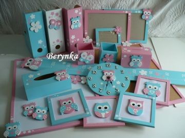 Hodiny se sovičkou - kulaté/čtvercové