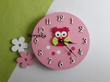 Hodiny se sovičkou - kulaté/čtvercové