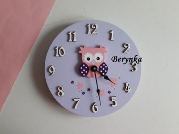 Hodiny se sovičkou - kulaté/čtvercové