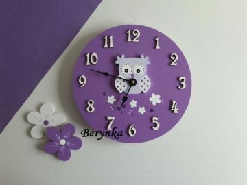 Hodiny se sovičkou - kulaté/čtvercové