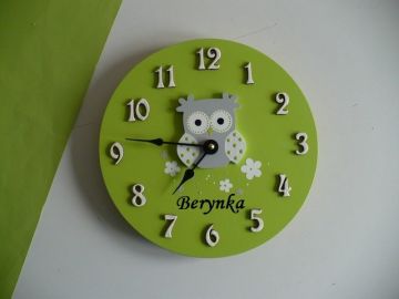 Hodiny se sovičkou - kulaté/čtvercové