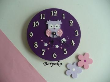 Hodiny se sovičkou - kulaté/čtvercové
