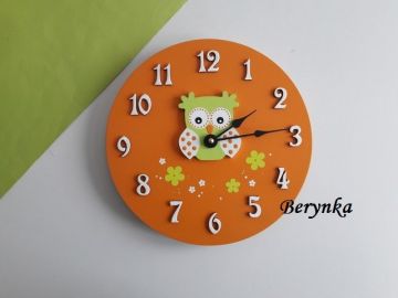 Hodiny se sovičkou - kulaté/čtvercové