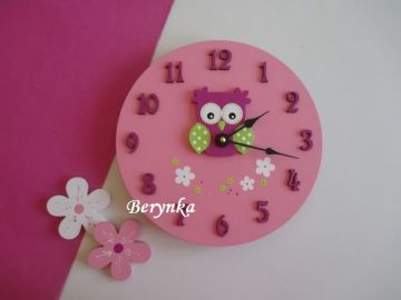 Hodiny se sovičkou - kulaté/čtvercové
