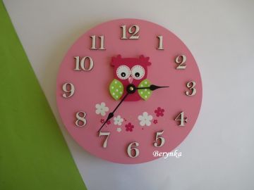 Hodiny se sovičkou - kulaté/čtvercové