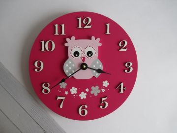 Hodiny se sovičkou - kulaté/čtvercové