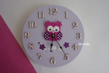 Hodiny se sovičkou - kulaté/čtvercové