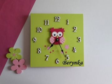 Hodiny se sovičkou - kulaté/čtvercové