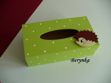 Krabička na kapesníky s ježkem