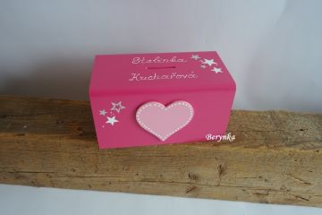 Dřevěná pokladnička