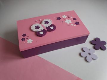 Šperkovnice s motýlkem