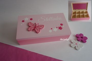 Šperkovnice s motýlkem