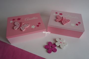 Šperkovnice s motýlkem