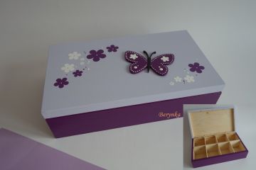 Šperkovnice s motýlkem