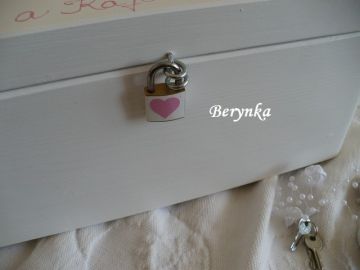 Svatební truhlička - malovaná podle oznámení