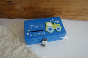 Pokladnička se zámečkem