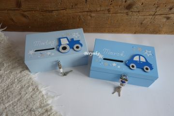 Pokladnička se zámečkem