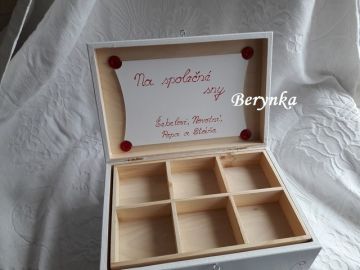 Svatební bedýnka s puzzle