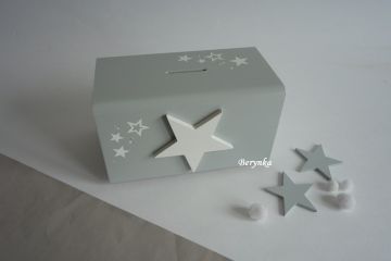 Dřevěná pokladnička pro děti