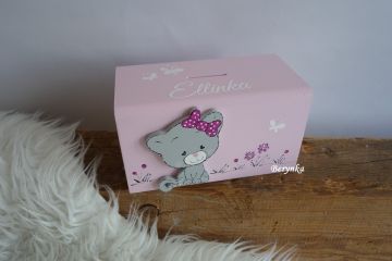 Dřevěná pokladnička