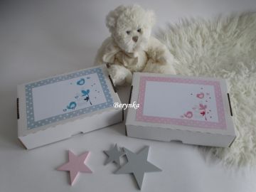 Dárková krabička na dřevěné kostičky