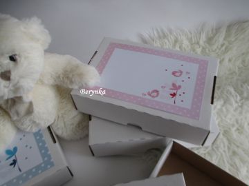 Dárková krabička na dřevěné kostičky