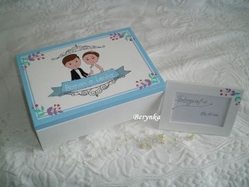 Svatební truhla - malovaná podle oznámení