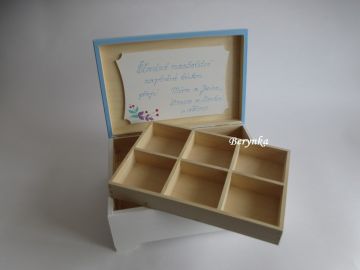 Svatební truhla - malovaná podle oznámení