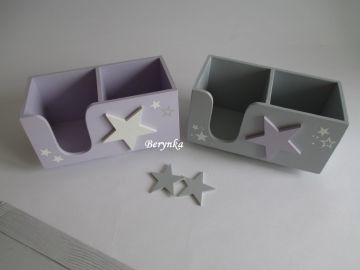 Dřevěné dekorace - bublinky a kytičky