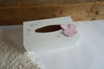 Krabička na kapesníky se zajíčkem
