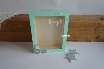 Pokladnička s traktorem