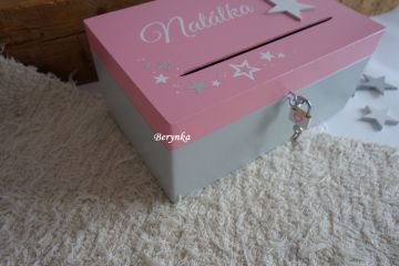 Pokladnička - bedýnka s hvězdičkou