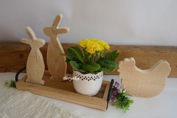 Dřevěná slepička z masivu