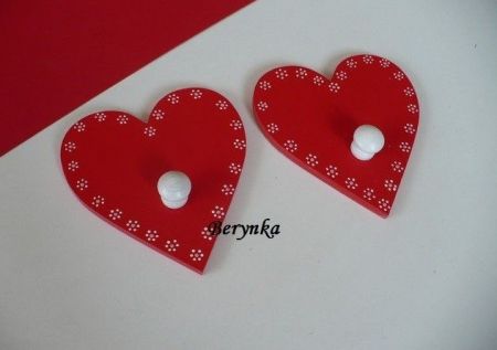 Dětský věšáček srdíčko