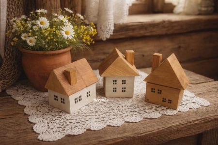 Domečky ze starých trámů