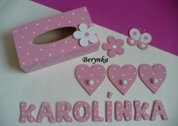 Krabička na kapesníky s kytičkou