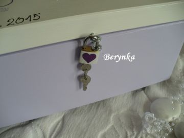 Svatební bedýnka s ornamenty - podle oznámení