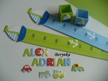 Dřevěné dekorace - s lodičkami