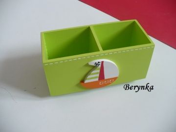 Dřevěné dekorace - s lodičkami