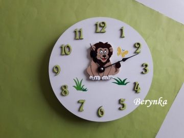 Hodiny se lvem - kulaté/čtvercové