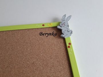 Dřevěné dekorace - s králíčky